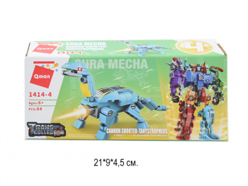 Конструктор арт. 1414-4" трансформер 6шт/шоубокс 21*9*4,5