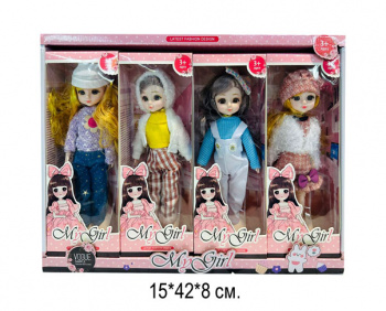 Кукла арт. XZ577 Шарнирная в ассортименте в кор.•