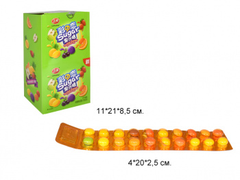 Конфета арт. 220189/220172 "Витаминки" карамель 30 шт. в кор.*