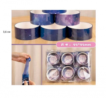 Антистресс арт. HJ2890-209 Поп-мяч липкая лента 1шт. в пак. (18шт.) упаковка