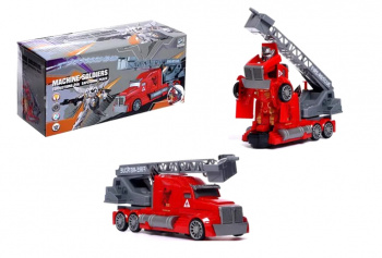 Трансформер арт. AK-999 Робот-спецтехника свет, звук, вращение в кор.=