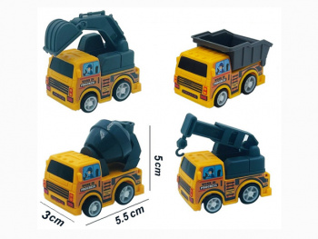 Машина инерц. арт. 60044" Строительная техника в пакете 5,5*3*5