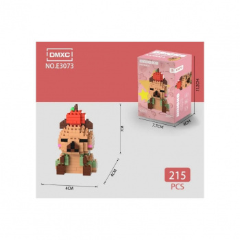 Конструктор арт. E3073-805 Микро Капибара 215 дет. в кор.