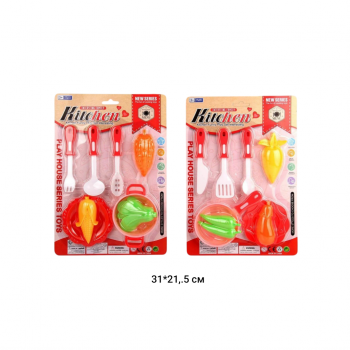 Набор посуды арт. 100-A С обощами 8 предметов на листе 31*21,5